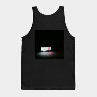 abstract old tv with glitch Tank Top